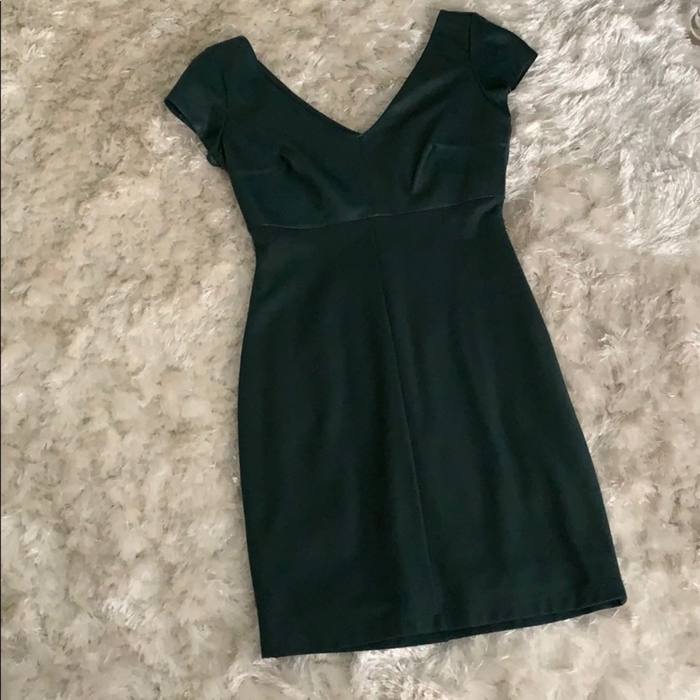 Green dress (some leather)